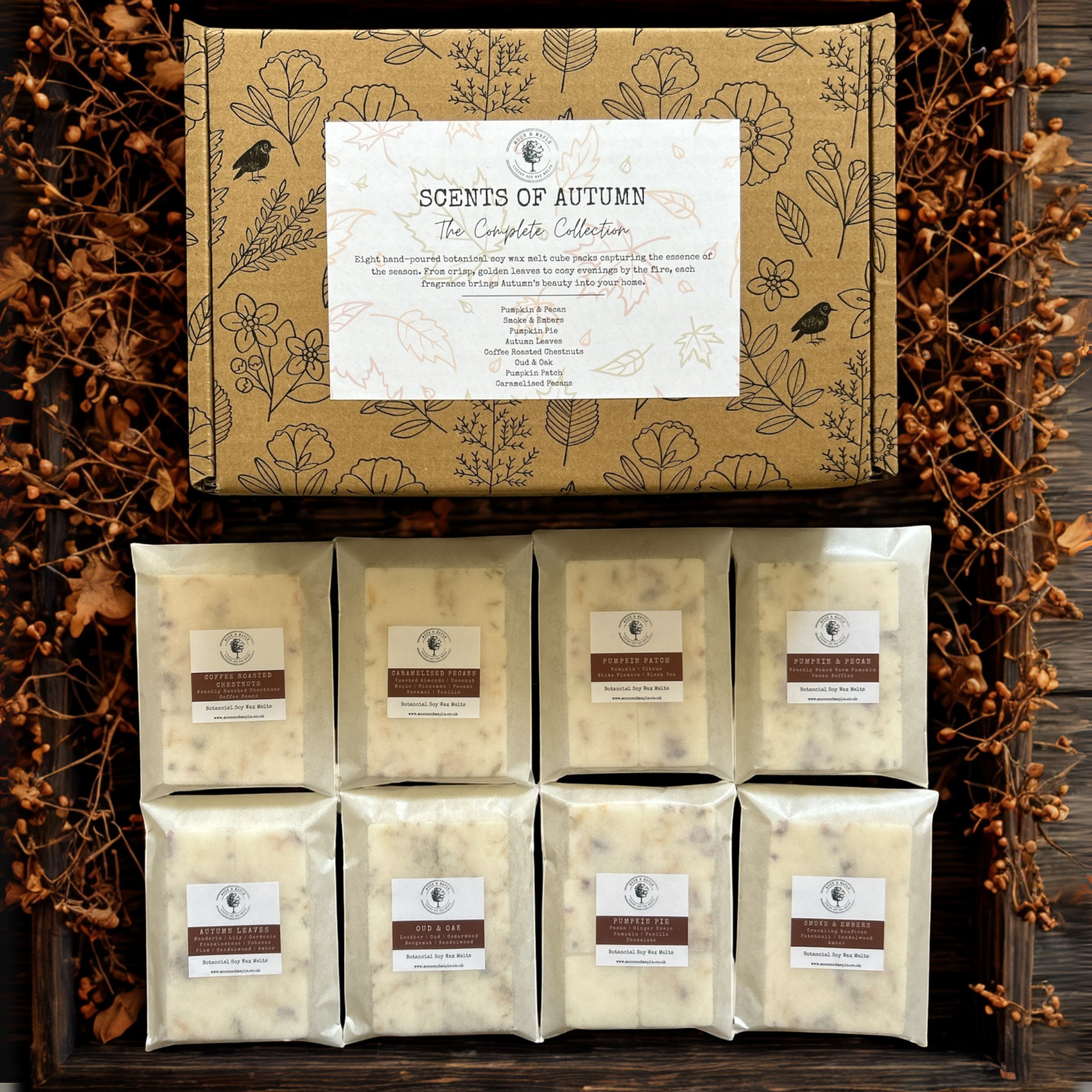 Scents of Autumn Wax Melt Gift Box - The Complete Autumn Collection