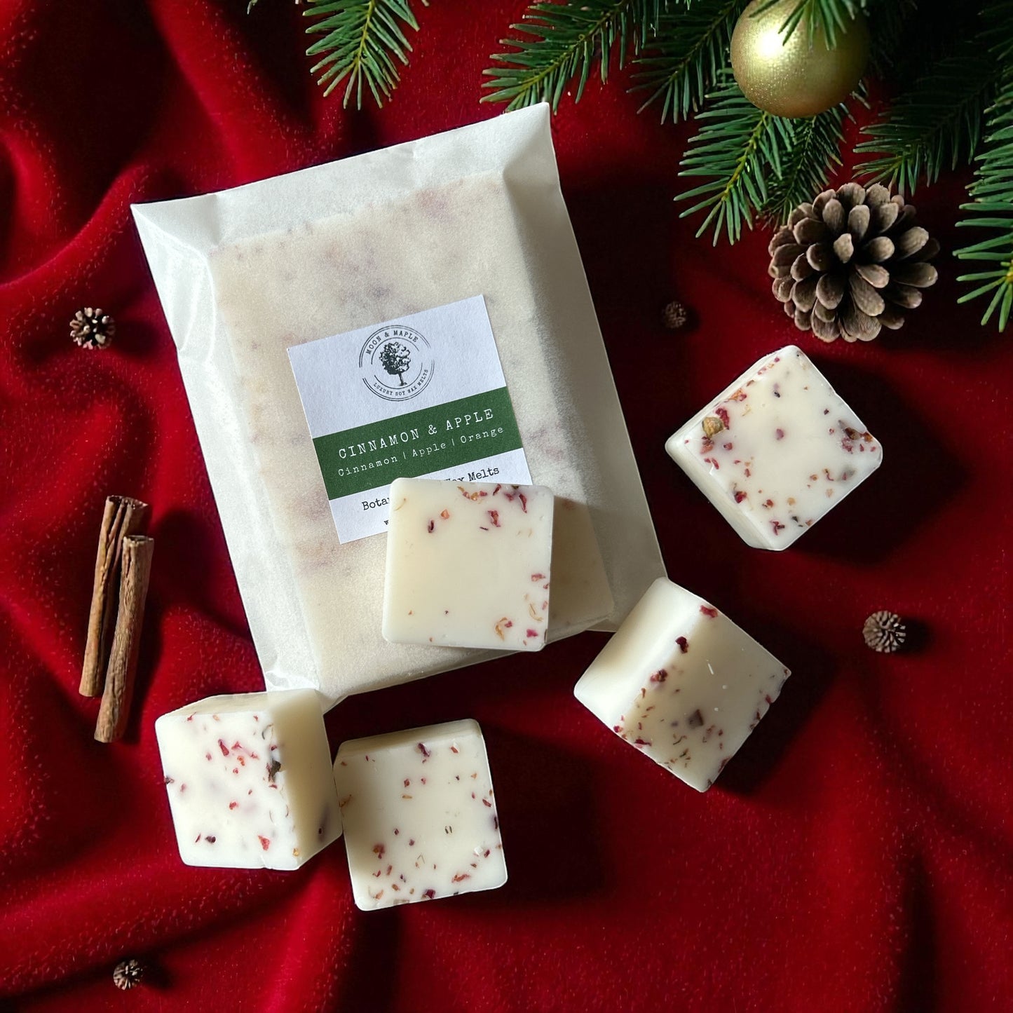 Cinnamon & Apple Soy Wax Melts - The Christmas Collection