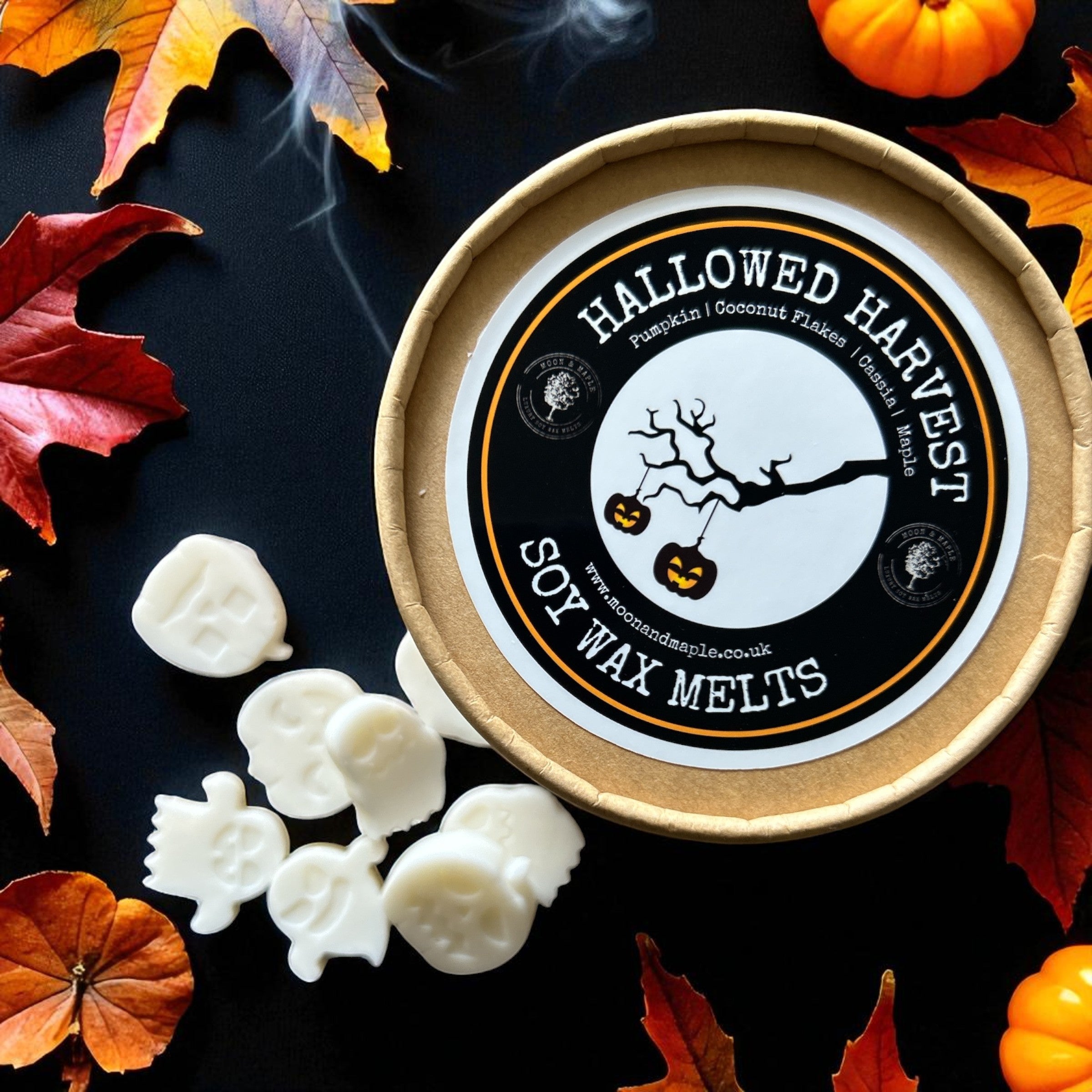Hallowed Harvest- Pumpkin & Ghost Soy Wax Melts - LIMITED EDITION