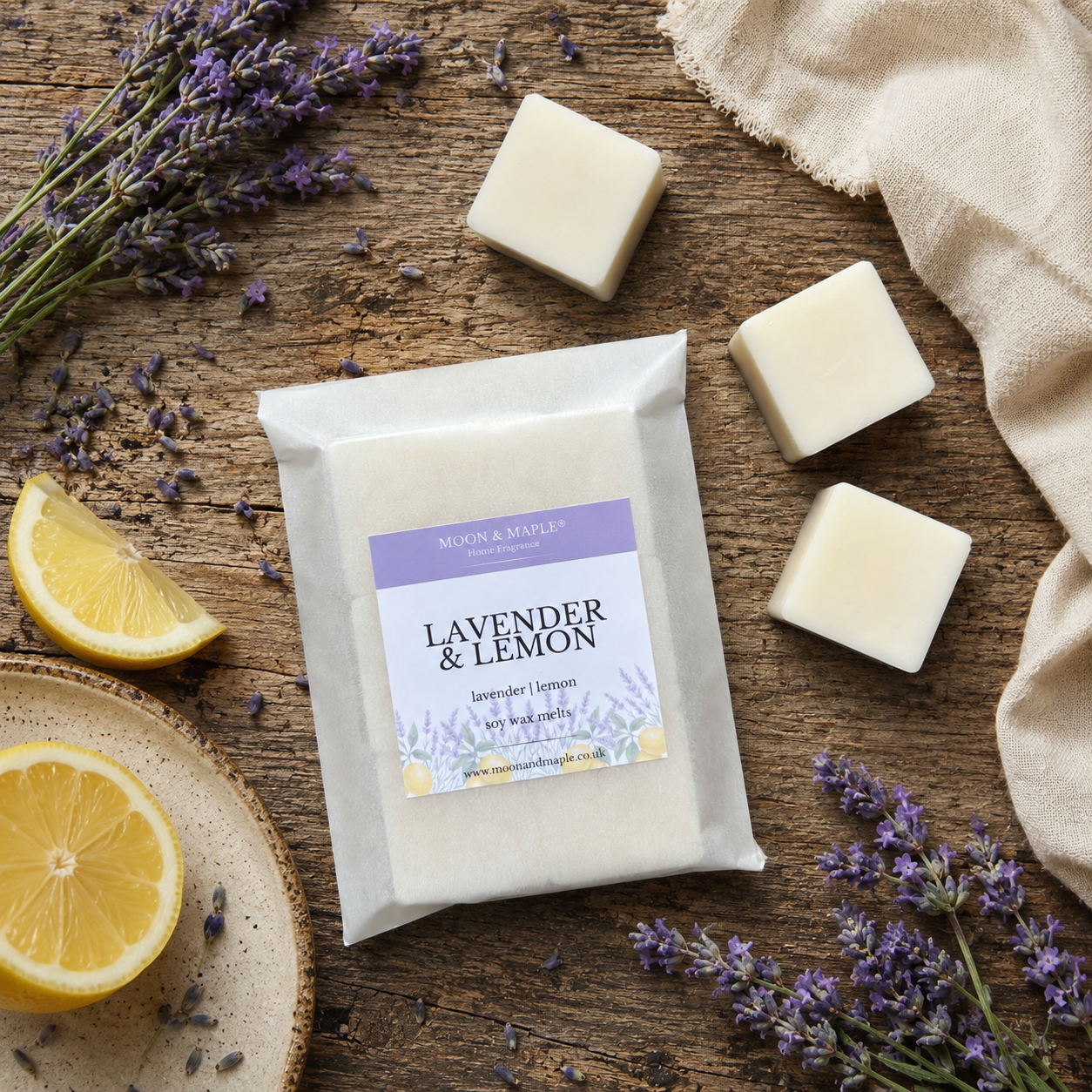 Lavender & Lemon Soy Wax Melts