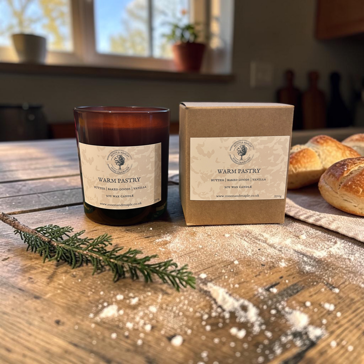 Warm Pastry Soy Wax Candle
